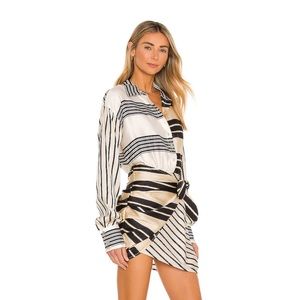 Revolve BEST SELLER L’Acadamie Kamille Mini Striped Dress